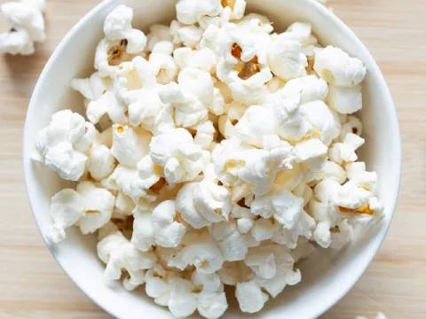 Popcorn (Air-Popped), Air-popped, no oil